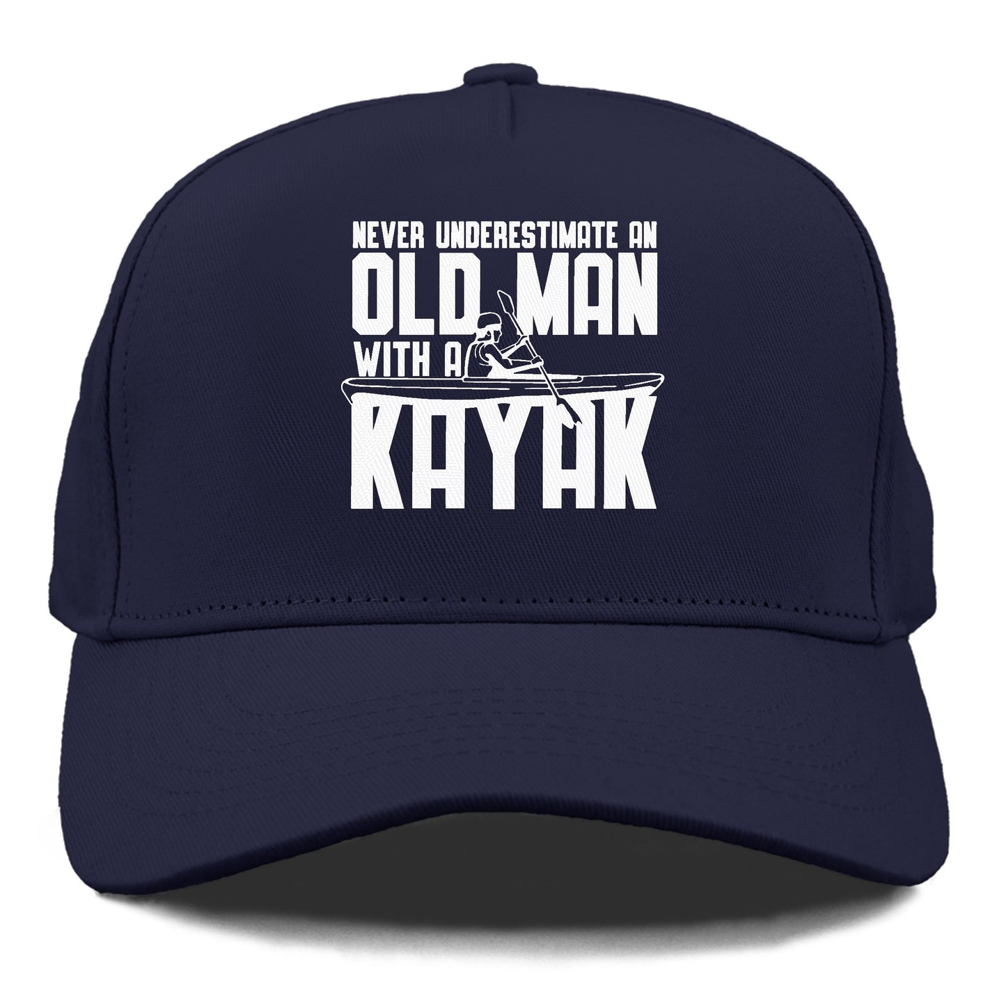 never underestimate an old man with a kayak!! Hat