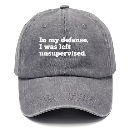 In My Defense, I Was Left Unsupervised Hat