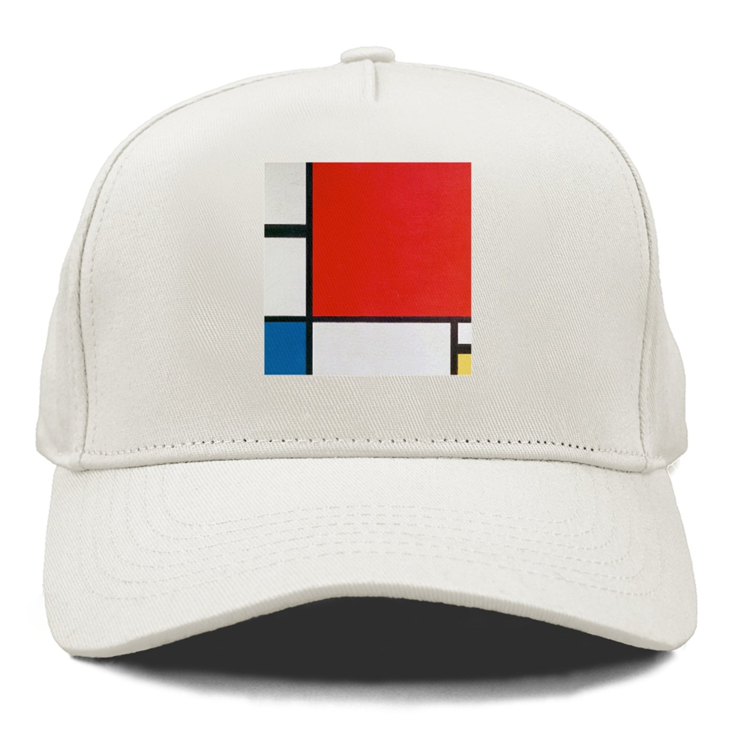 Composition with Red Blue and Yellow Hat