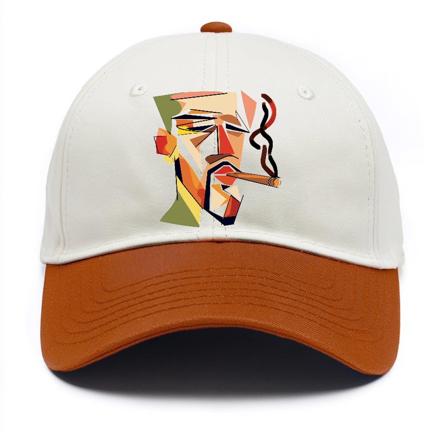 Cigar Cool Abstract Expression Hat