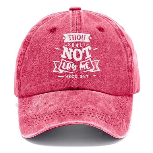 Thou Shalt not try me  Hat