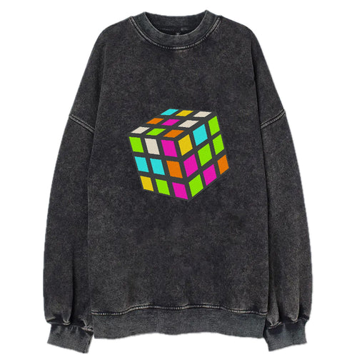 Retro 80s Rubik's Cube Vintage Sweatshirt