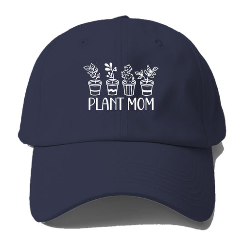 Plant Mom Baseball Cap For Big Heads