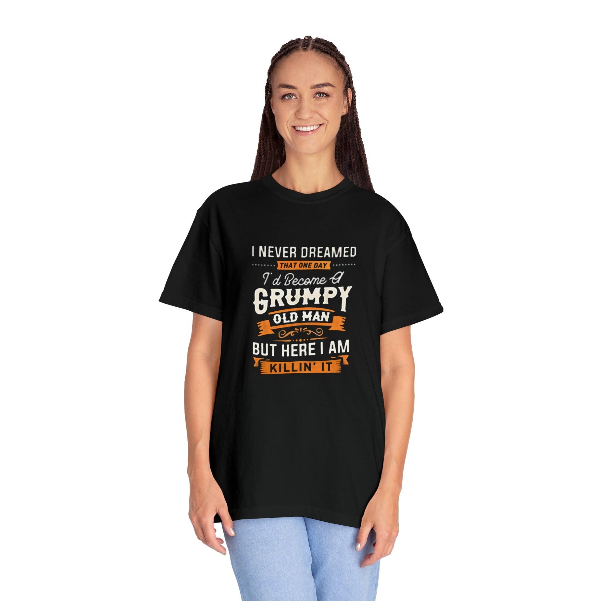 Grumpy and Proud: The Bold T-Shirt for Seniors with Attitude - Pandaize