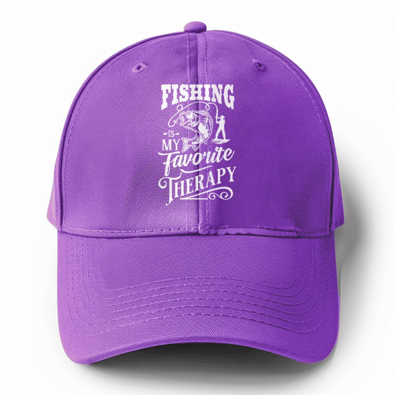 Fishing is my favorite therapy Hat