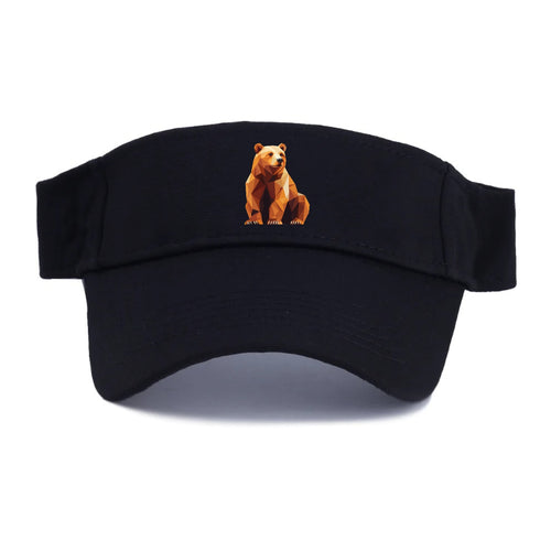 Geometric Bear In Rest Visor