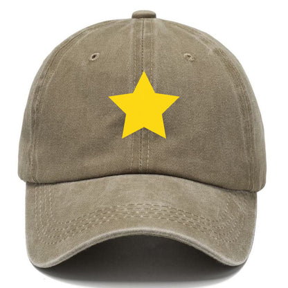 Retro 80s Star Yellow Hat