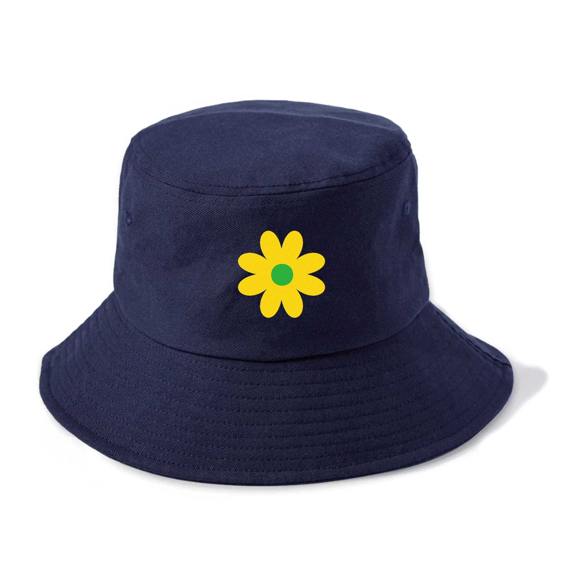 Retro 80s Flower Yellow Hat