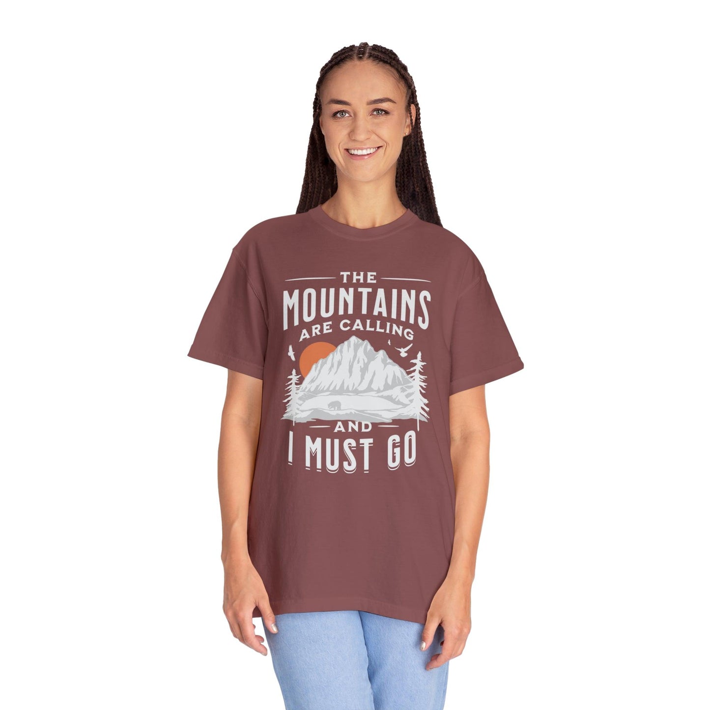 The Mountainous Wanderer: Answering the Call with Style T-Shirt - Pandaize