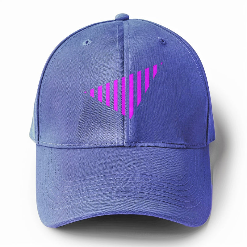 Retro 80s Triangle Purple Hat