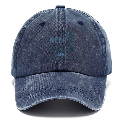 Keep calm and fishing on Hat