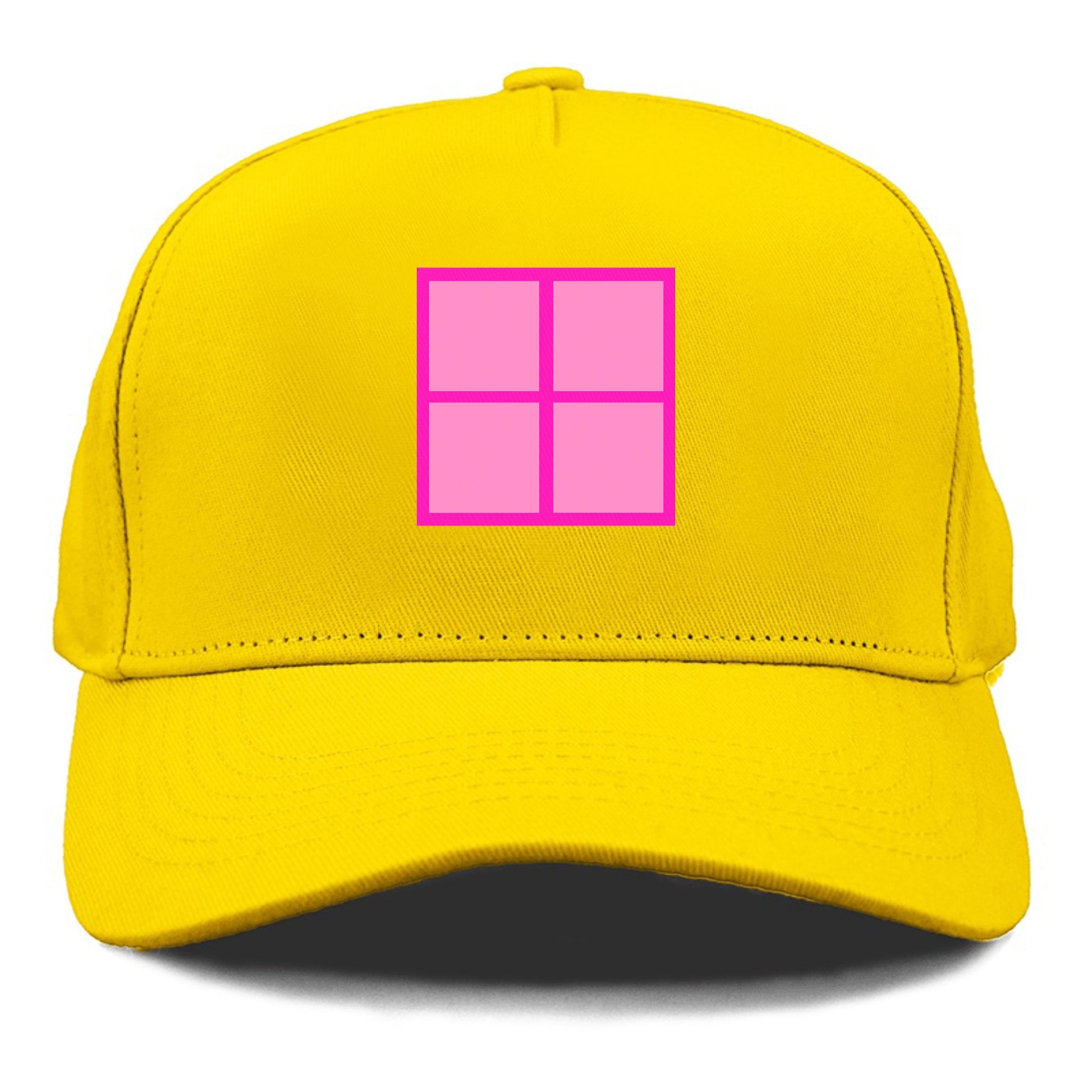 Retro 80s Tetris Blocks Pink Hat