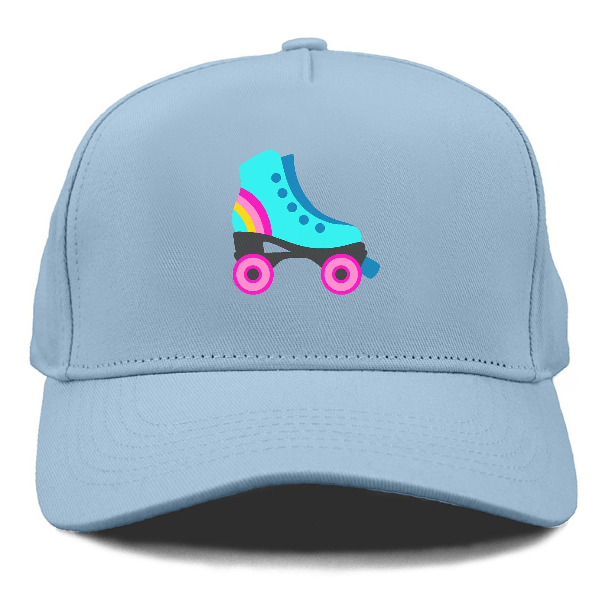 Retro 80s Roller Skate Blue Hat