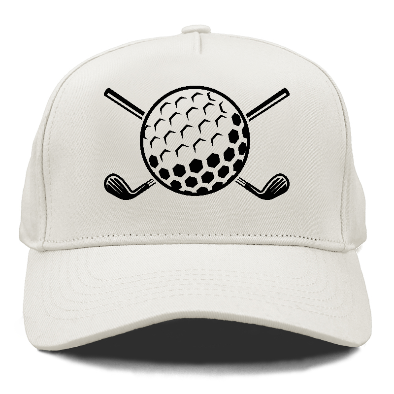 Golf Ball And Clubs Hat