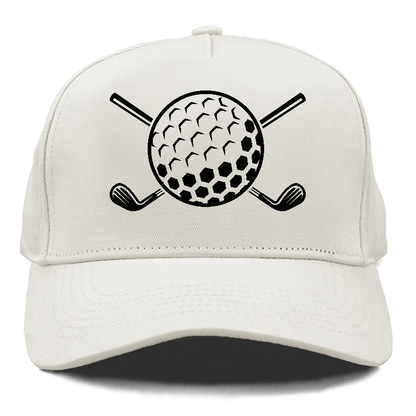 Golf Ball And Clubs! Hat