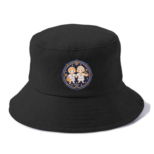 Gemini Zodiac Sign Bucket Hat