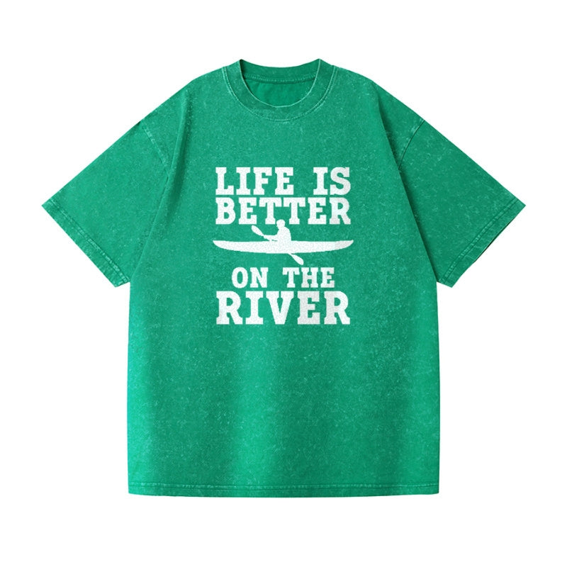 life is better on the river Hat