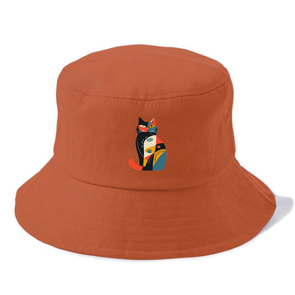 Abstract Elegance Colorful Cat Hat