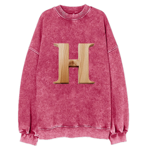 Letter H Vintage Sweatshirt