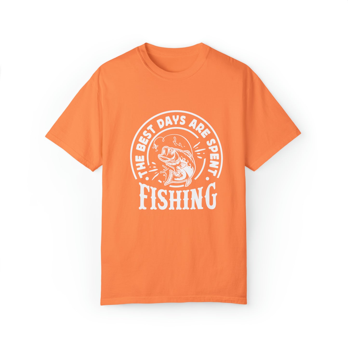 Reel in the Fun with Our Best Days are Spent Fishing T-Shirt!