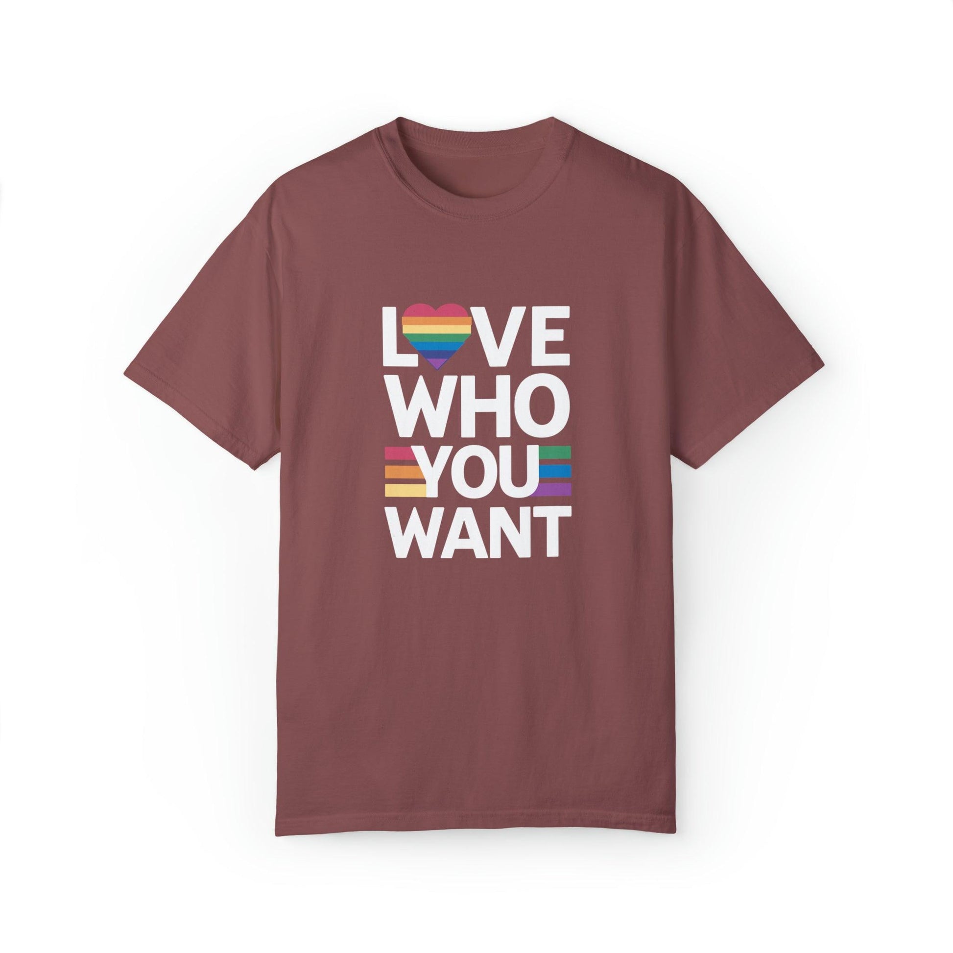 Empowering Diversity: 'Love Who You Want' Expressive T-Shirt - Pandaize