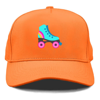 Retro 80s Roller Skate Blue Hat