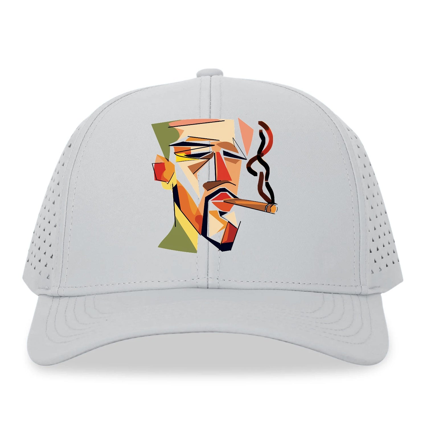 Cigar Cool Abstract Expression Hat