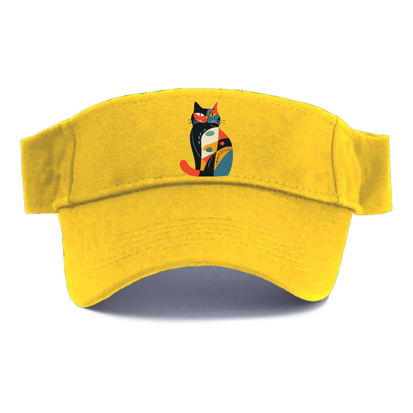 Abstract Elegance Colorful Cat Hat