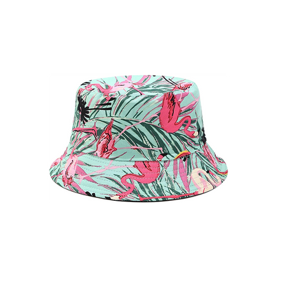 Pandaize Sombrero de cubo reversible con estampado unisex de doble cara 