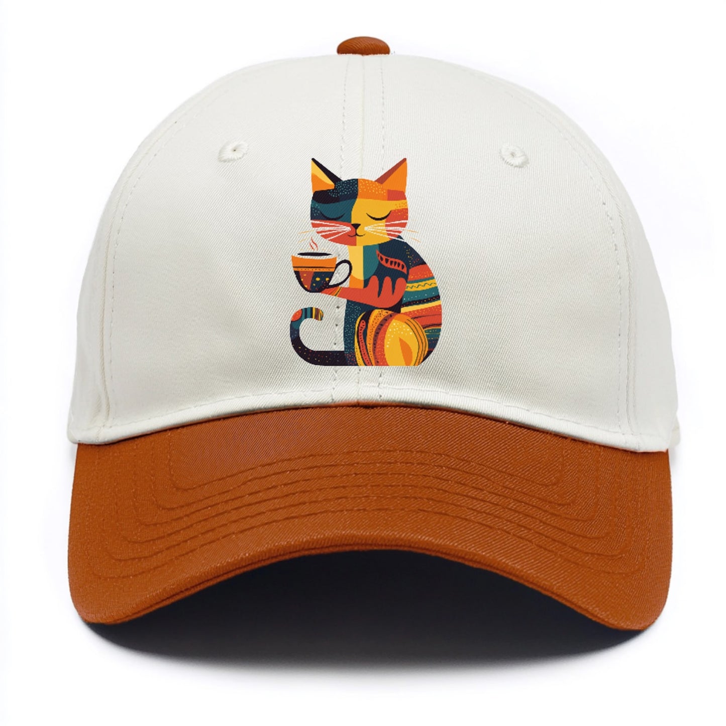 Coffee Time Cat Hat