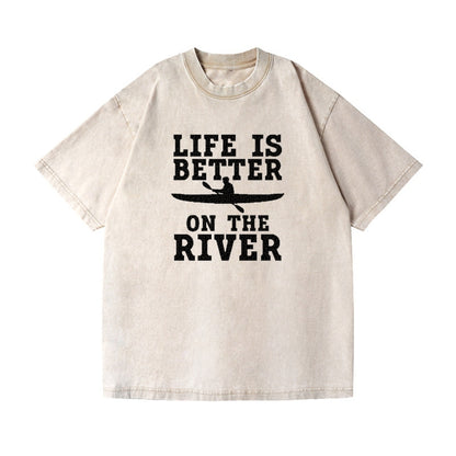 life is better on the river Hat