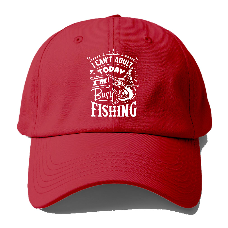 I cant adult today i'm busy fishing Hat