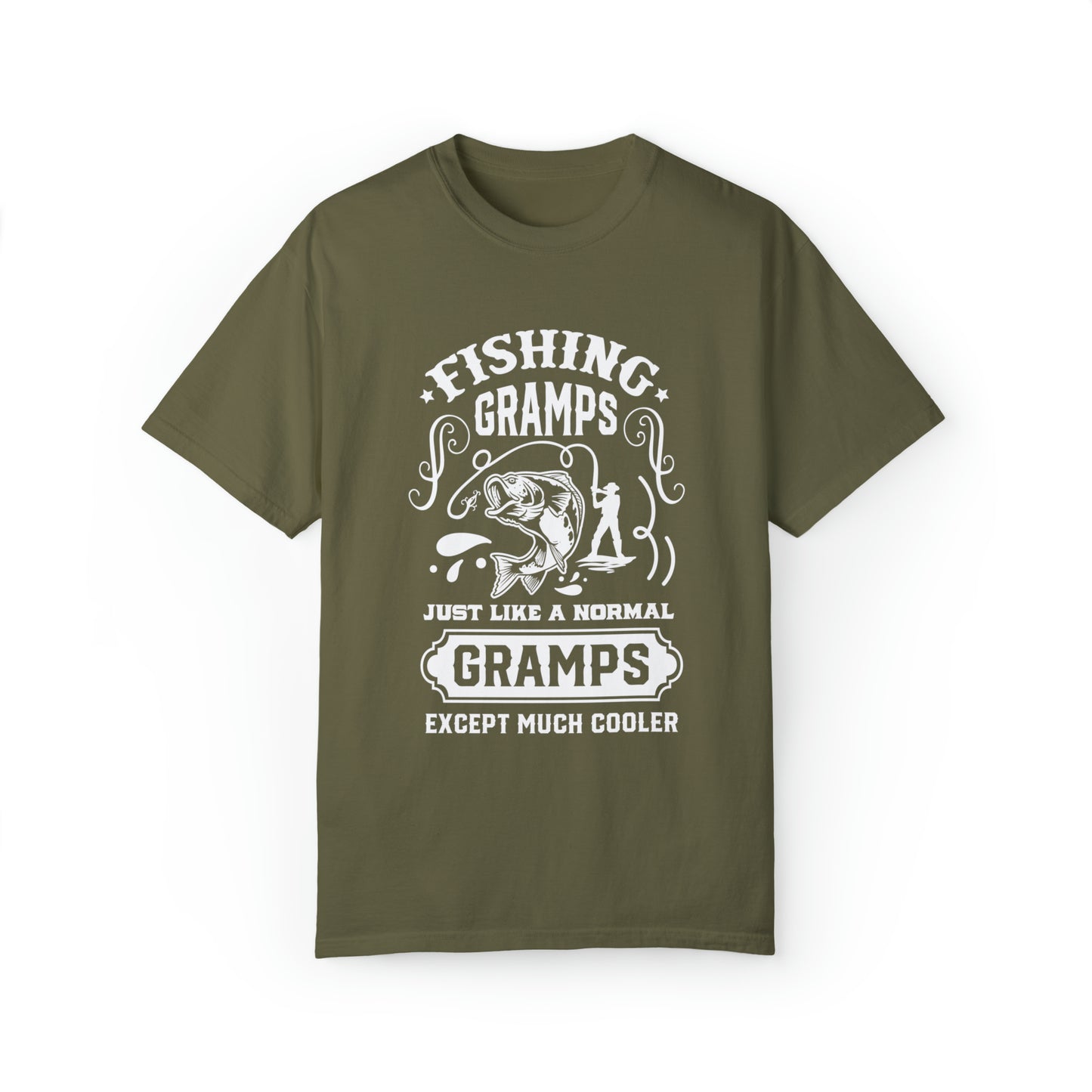 平均よりクール: 釣り愛好家のおじいちゃん T シャツ