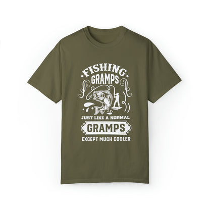 Cooler Than Average: Fishing Enthusiast Grandpa T-Shirt