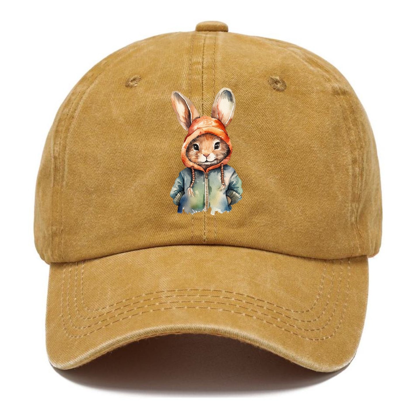 bunny with a beanie Hat