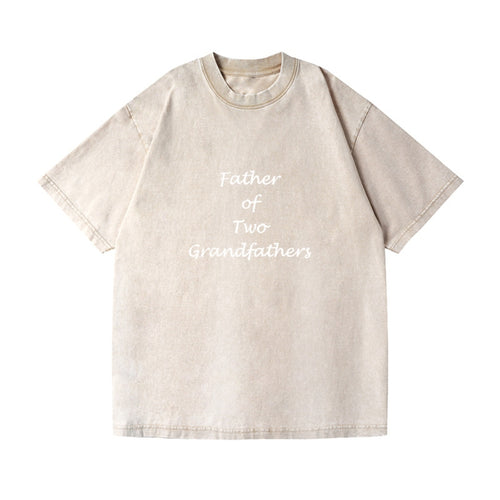 Father Of Two Grandfathers Vintage T-shirt