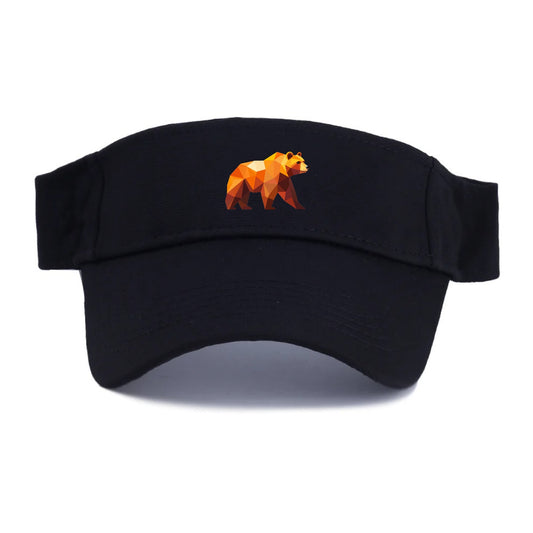 Geometric Bear on the Move Hat