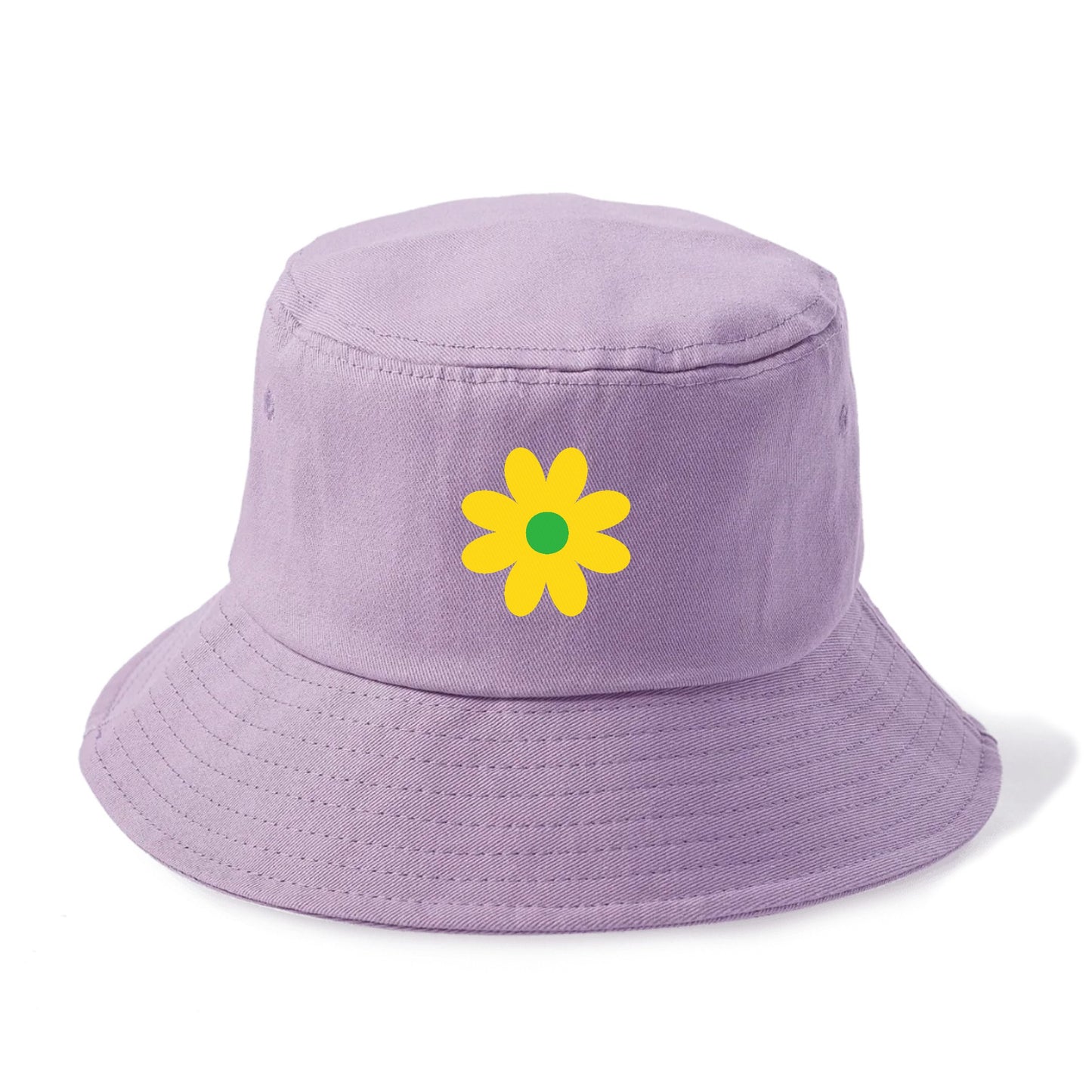 Retro 80s Flower Yellow Hat