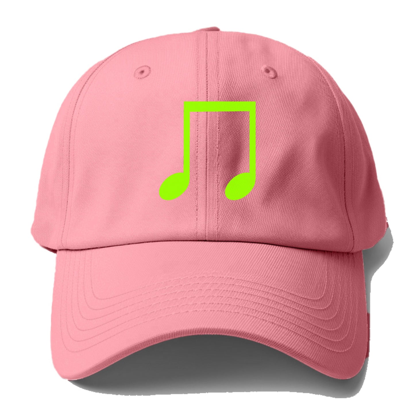 Retro 80s Music Note Green Hat