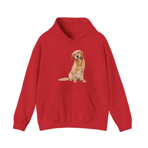 Joyful Golden Retriever With A Radiant Smile Hooded Sweatshirt