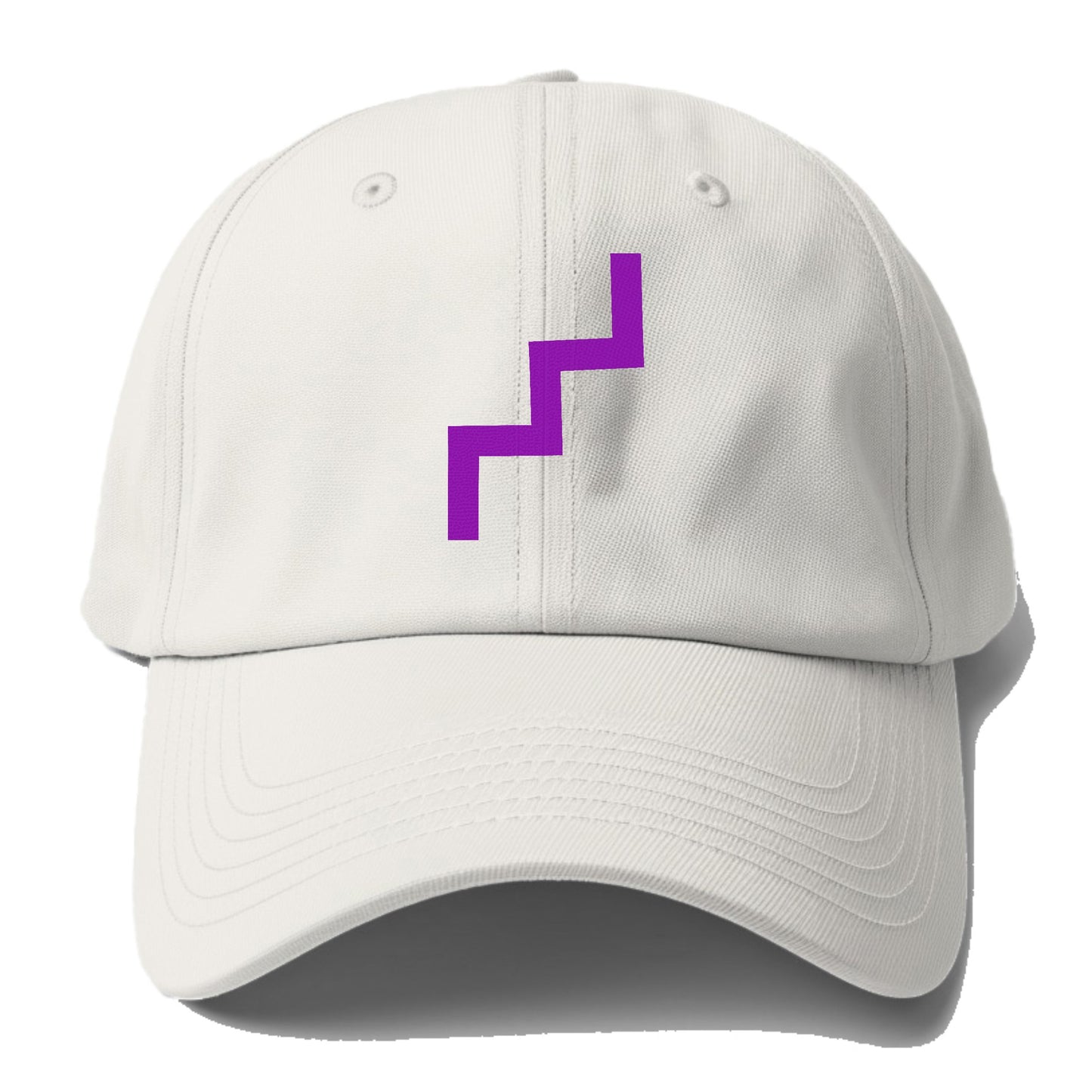 Retro 80s Zig Zag Purple Hat