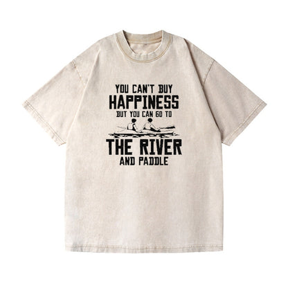 you can't buy happiness but you can go to the river and paddle Hat