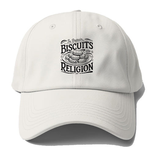 In Britain Biscuits Are A Religion Baseball Cap