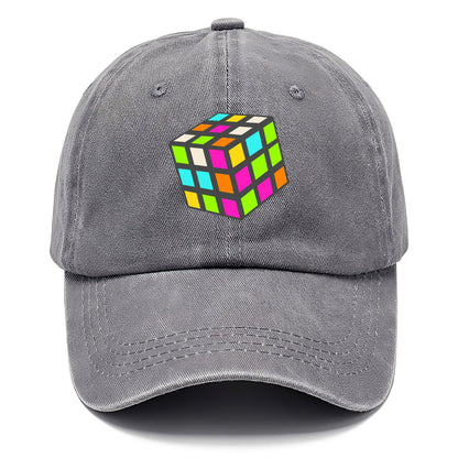 Retro 80s Rubik's Cube Hat