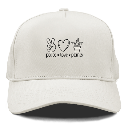 peace love plants Hat