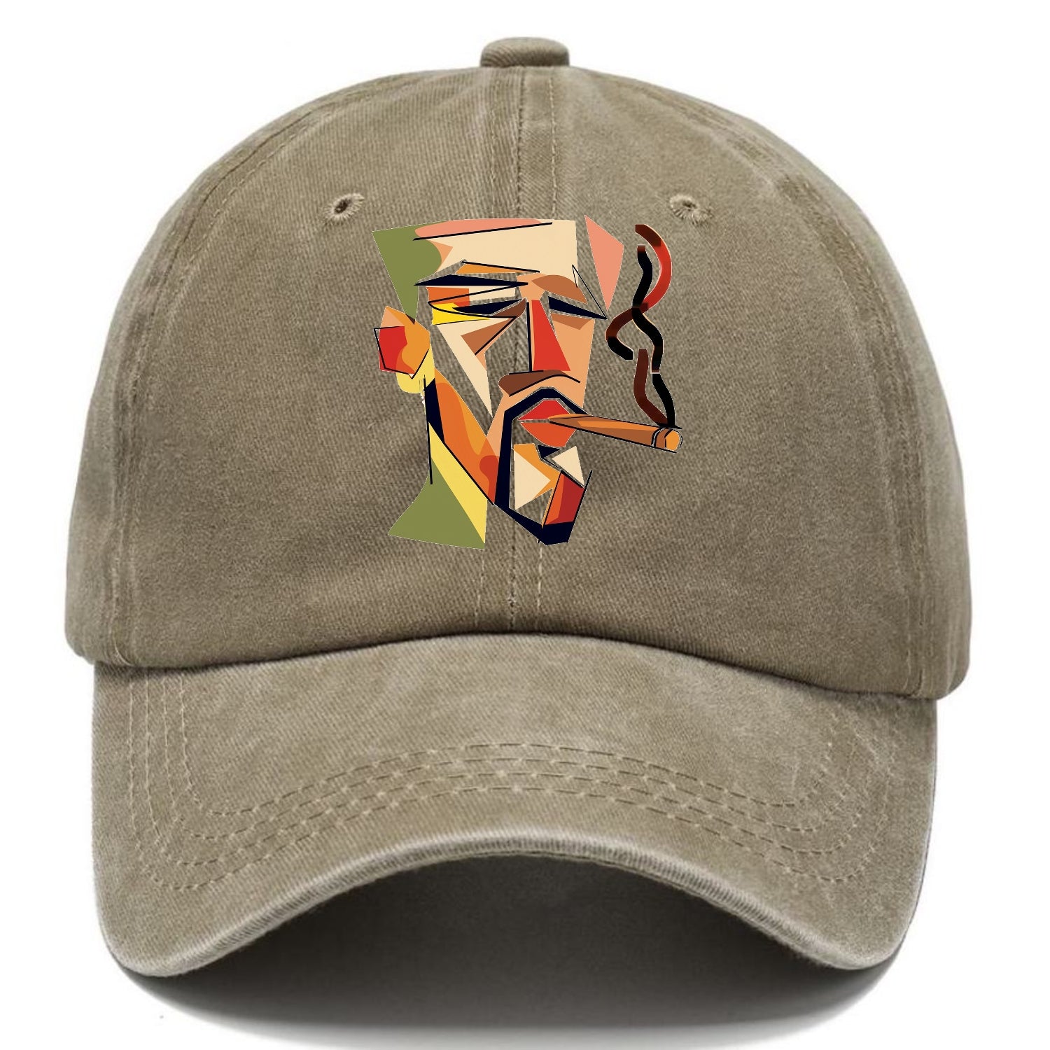 Cigar Cool Abstract Expression Hat