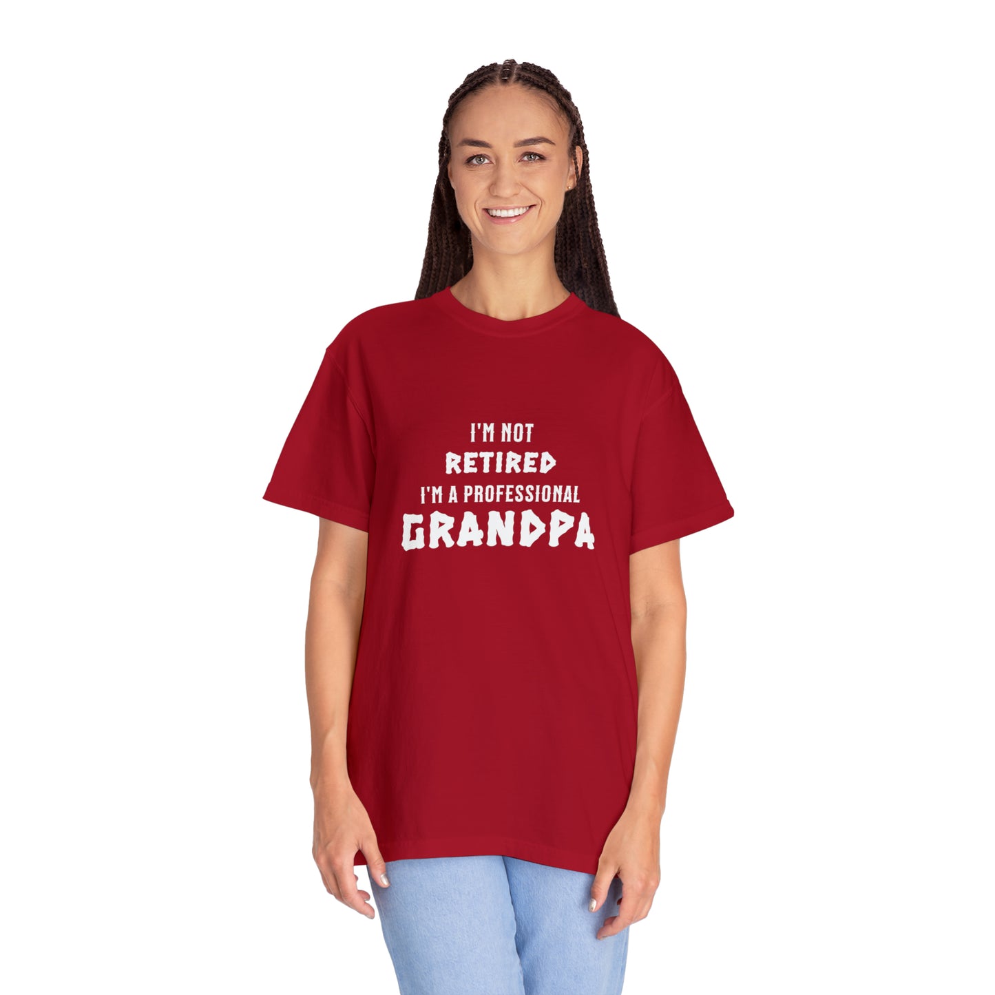 "I'm Not Retired, I'm a Professional Grandpa" T-Shirt: The Hat for Proud Grandfathers