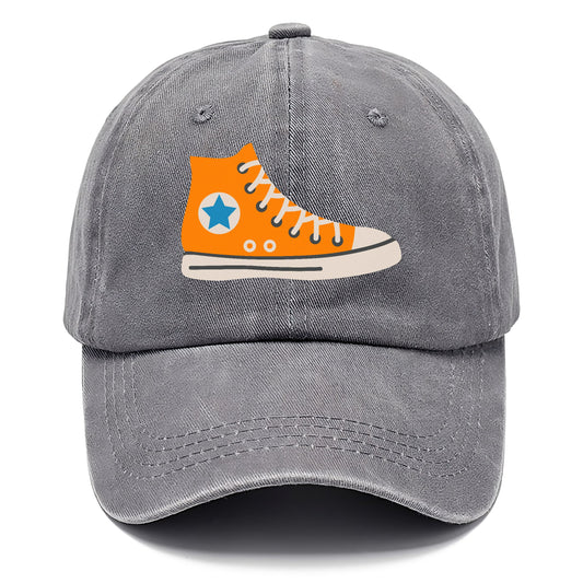 Retro 80s Converse Shoe Orange Hat