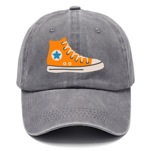 Retro 80s Converse Shoe Orange Classic Cap