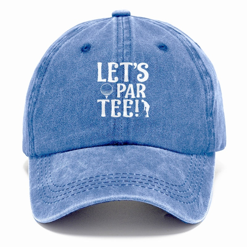 Let's par tee Hat